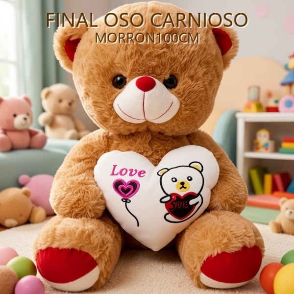 FINAL OSO CARINOSO MORRON 100CM