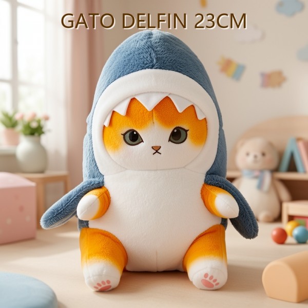 GATO TIBURON 23CM