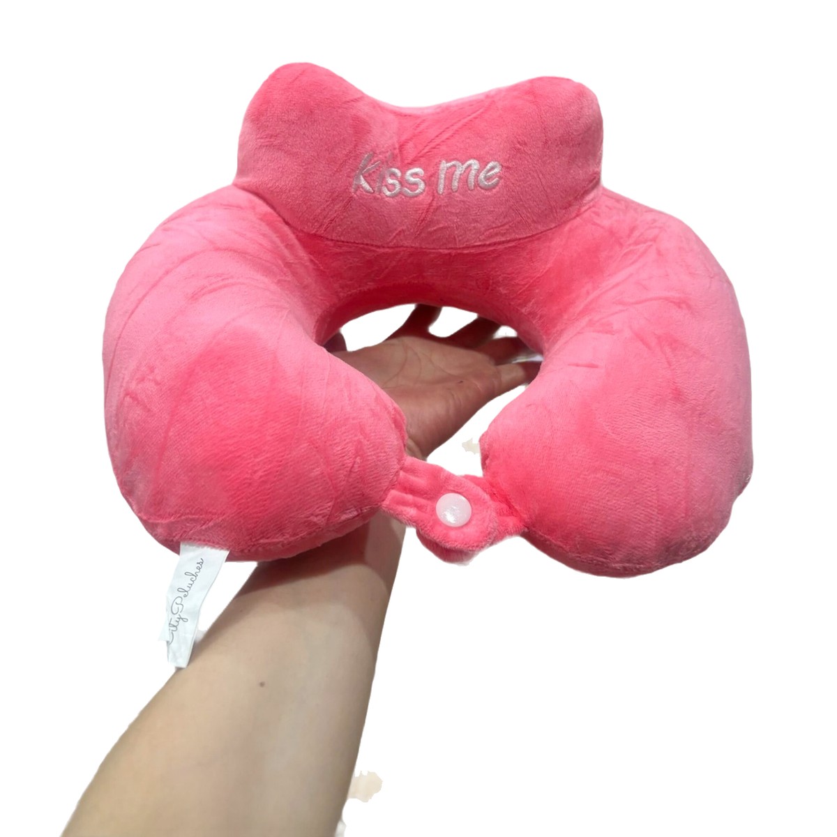 Almohada cuello kissme rosa 30cm