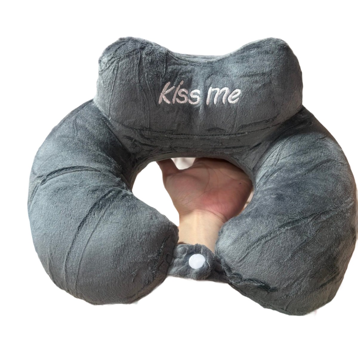 Almohada cuello kissme gris 30cm