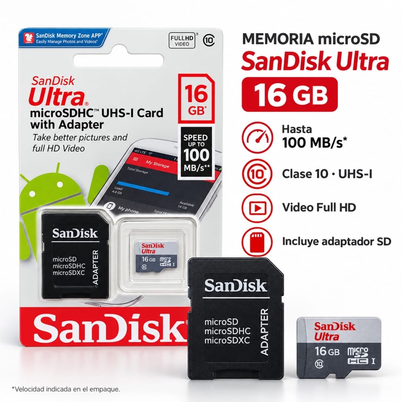 MEMORIA SANDISK 16GB