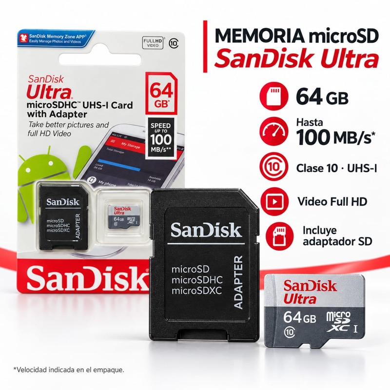 MEMORIA SANDISK 64GB