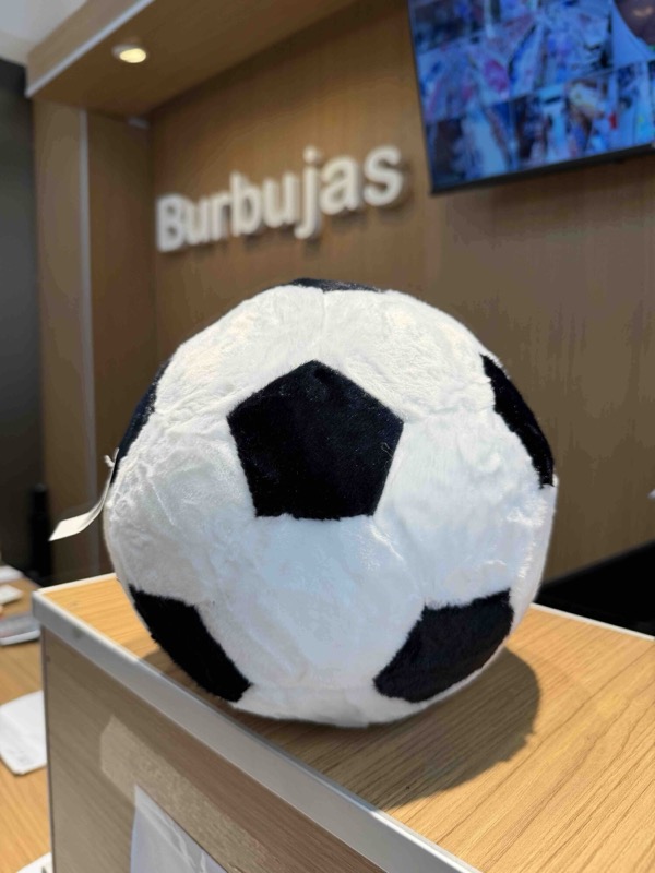 Pelota de fútbol de peluche 22cm