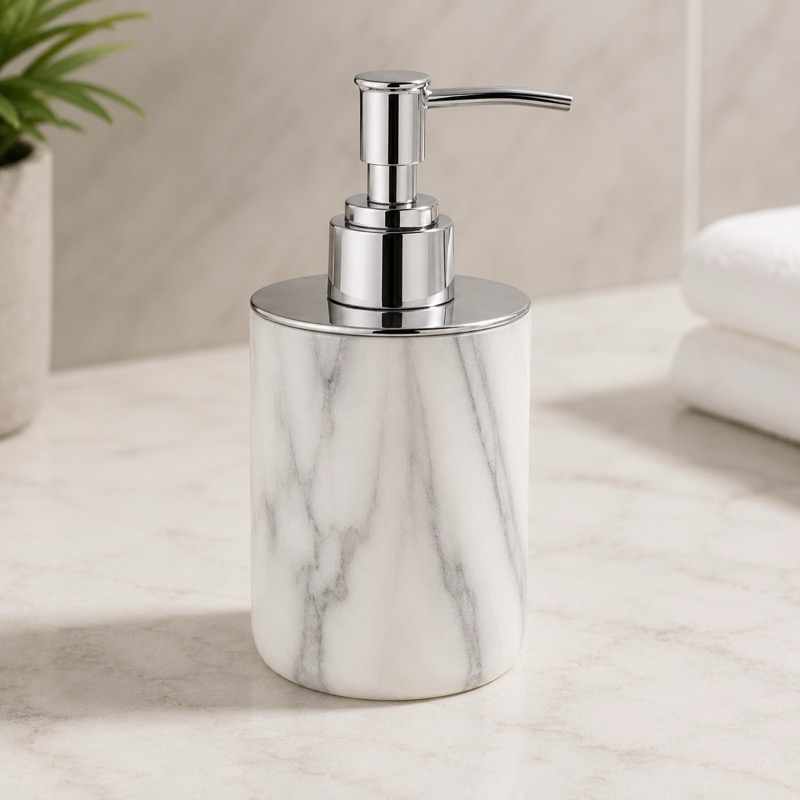 DISPENSADOR DE JABÓN LIQUIDO EFECTO MARMOLADO