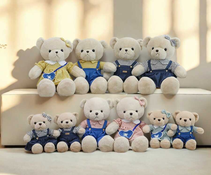 Oso de peluche para parejas de 90 cm
