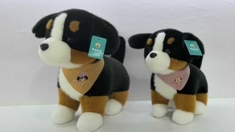 Perro de montaña bernés 60cm con bufanda