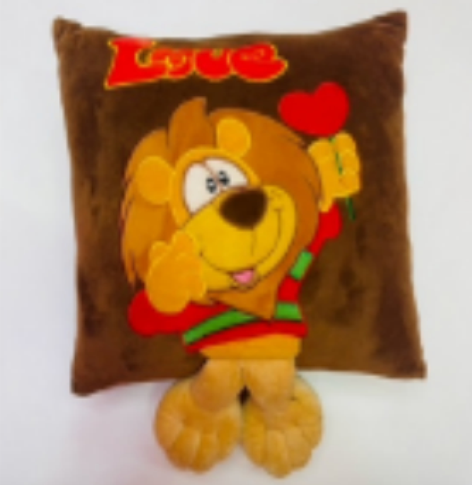 Almohada corazón con personaje 35cm