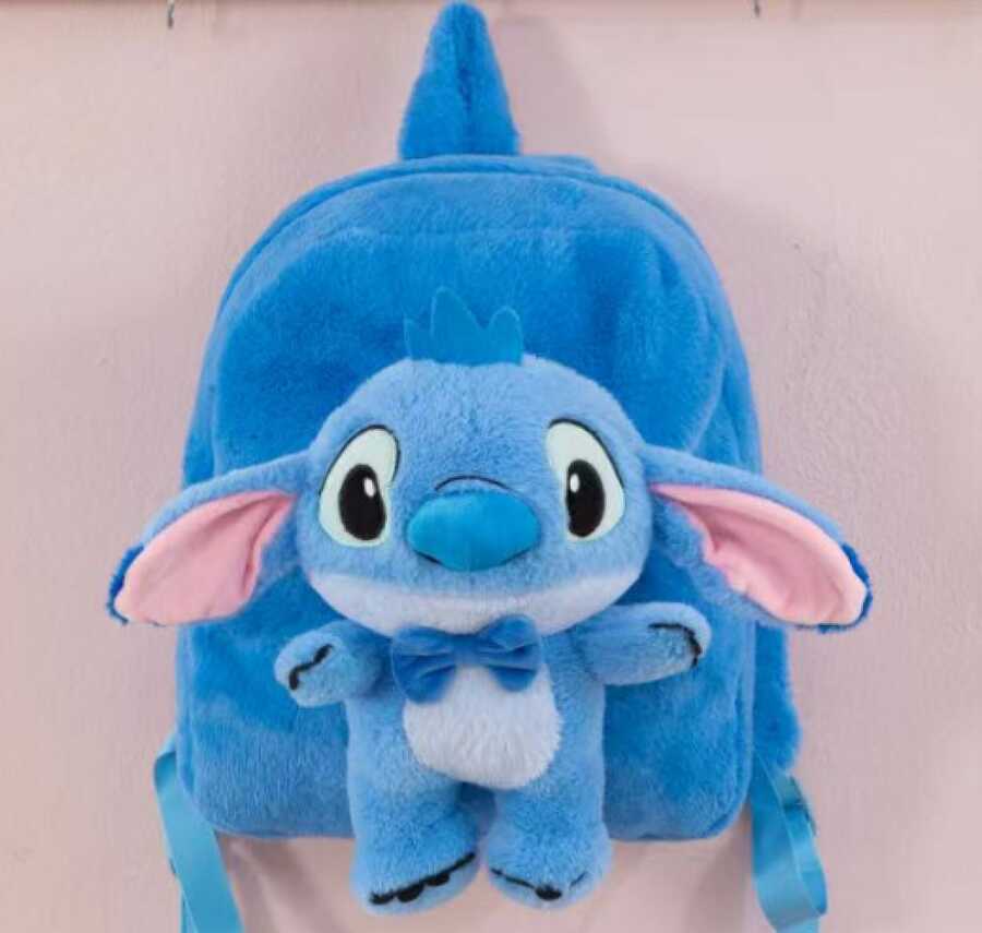 Peluche bolso de piel de conejo 35cm