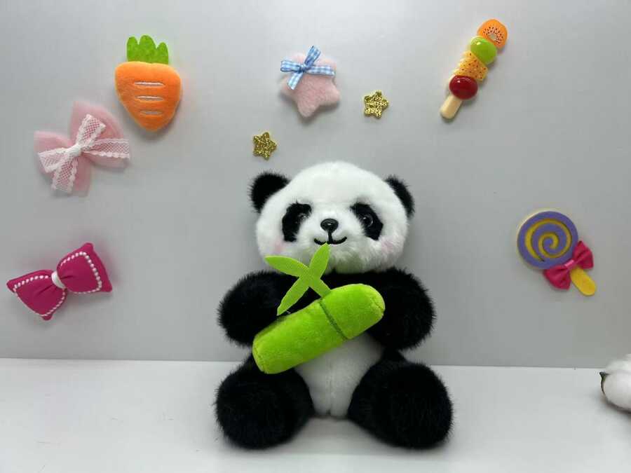 Panda de bambú (contiene 50 g de gránulos en sobre) 10-18 cm