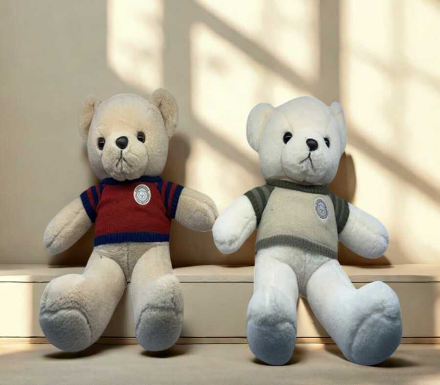 Oso de peluche con suéter 50cm