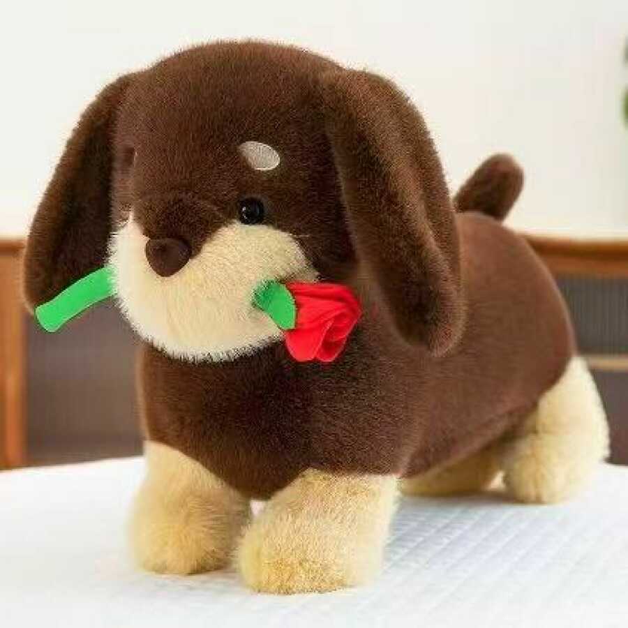 Perro sable dorado de 35 cm