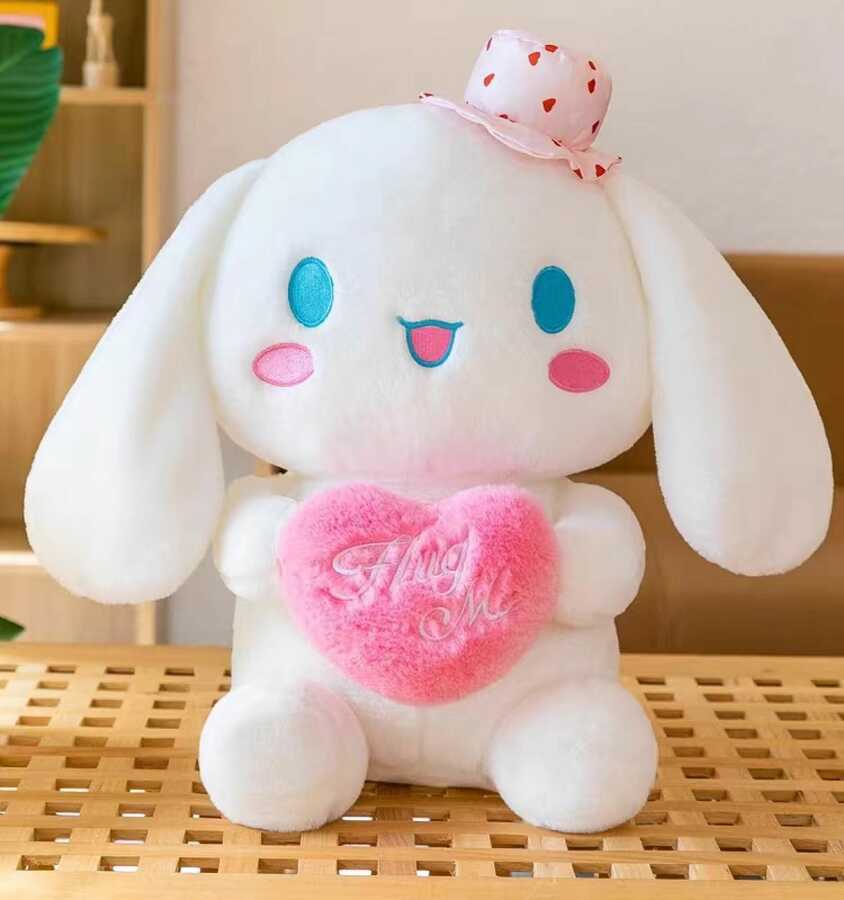 Perro de canela con forma de corazón 45cm