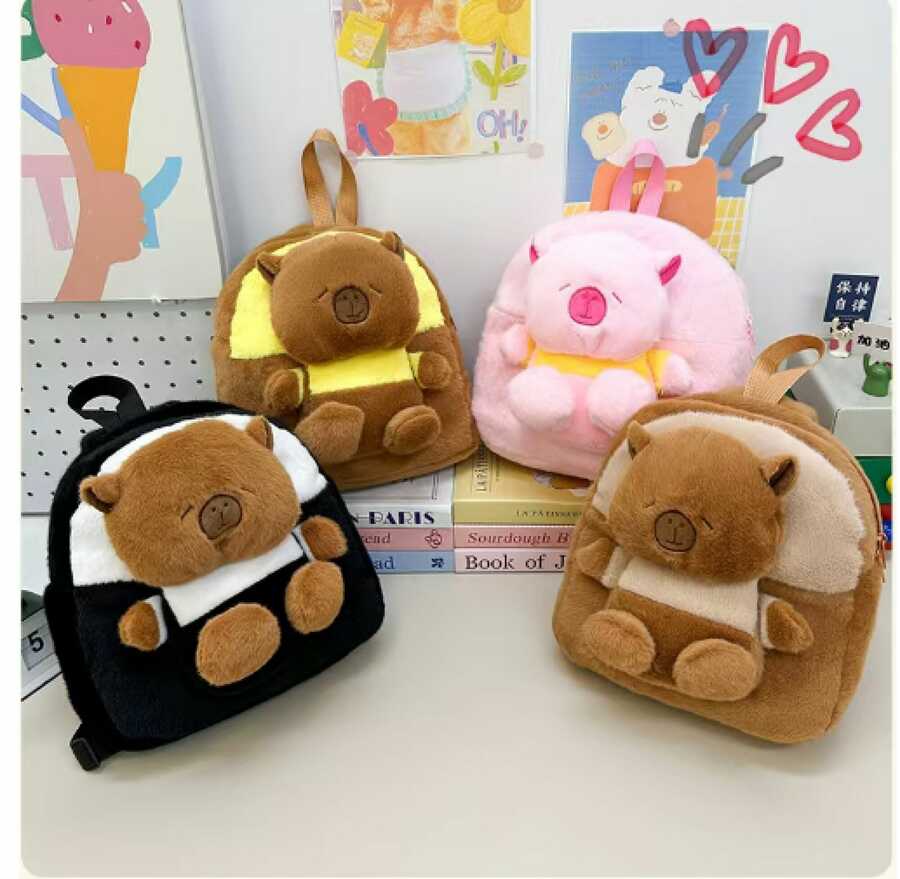 Mochila infantil de peluche 30cm