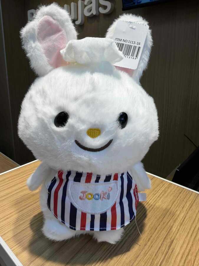 Peluche chef conejo 25cm