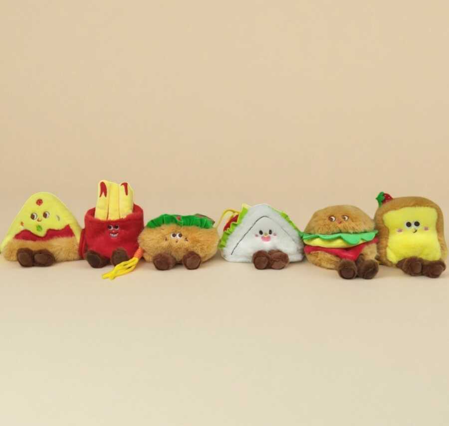 Serie de patatas fritas con gránulos, sobres de 10-18 cm