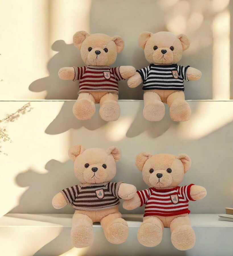 Oso con sweater rayado 55cm