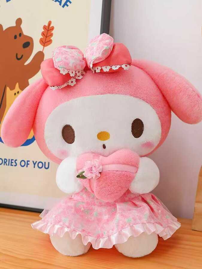 Peluche nuevo My Melody con corazón en la mano 45cm