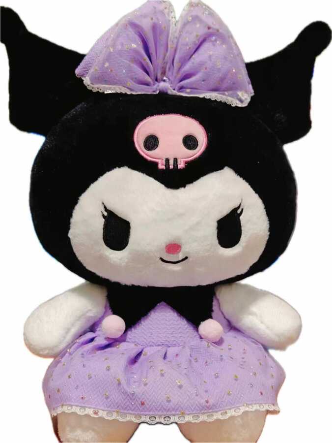 Peluche falda de tul 45cm Kuromi