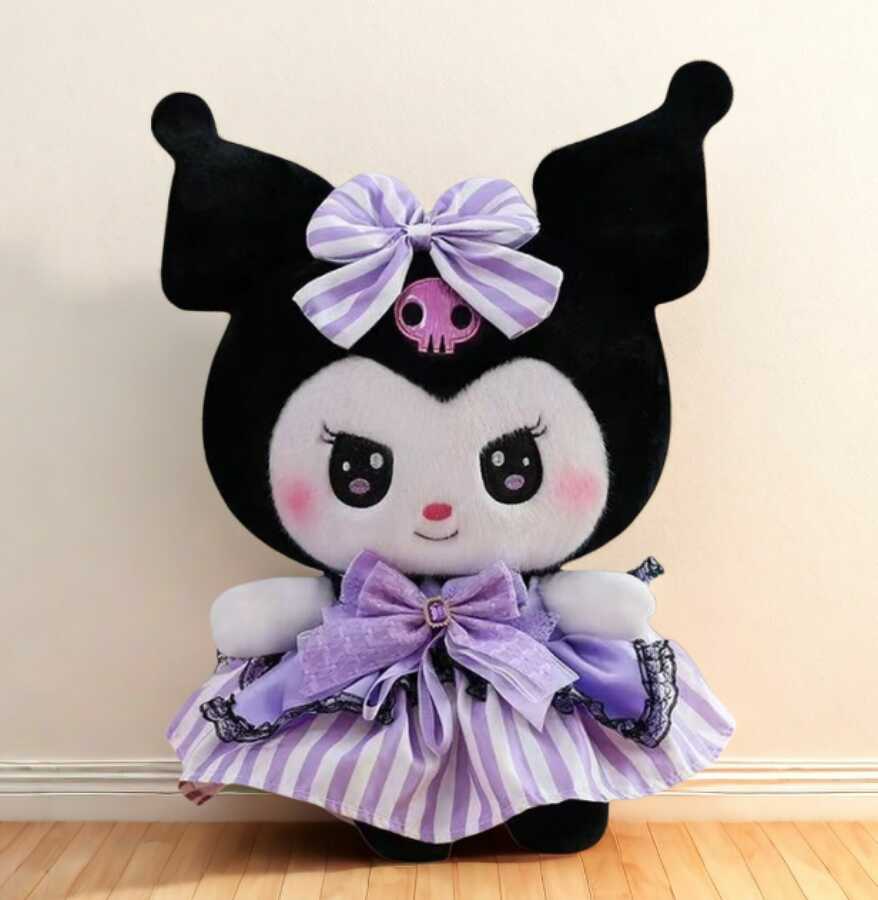 Peluche kuromi rayado 30cm