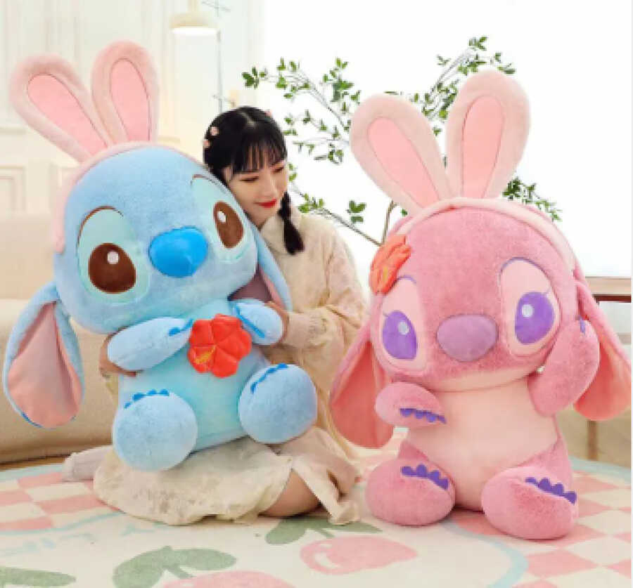 Stitch con flor 50cm