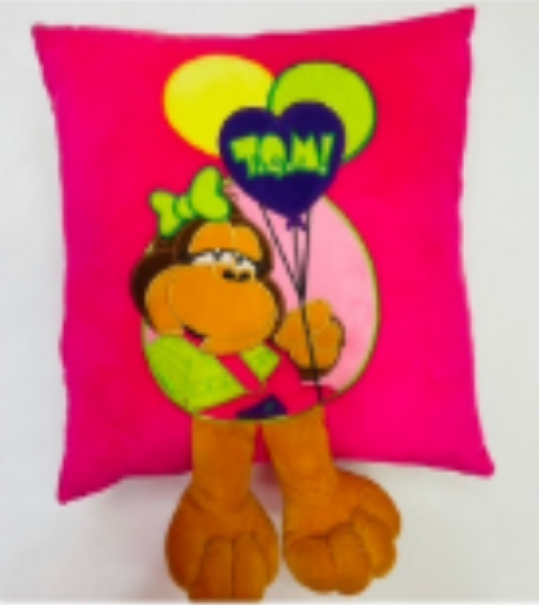 Cartuchera de felpa romántica modelo B 22cm