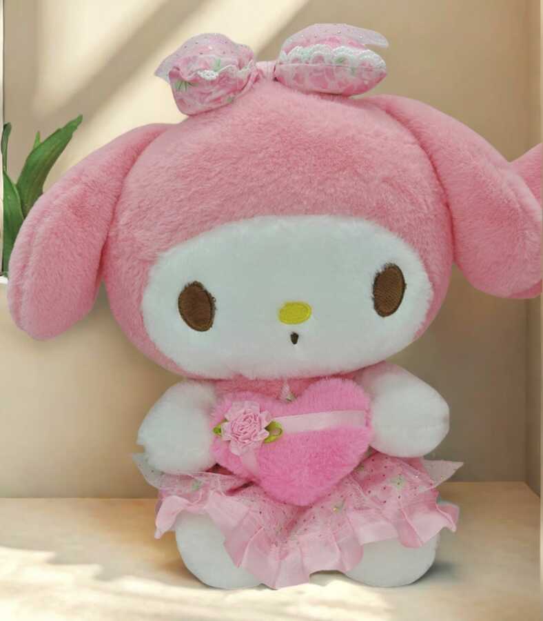 Peluche mar de flores románticas My Melody 30cm