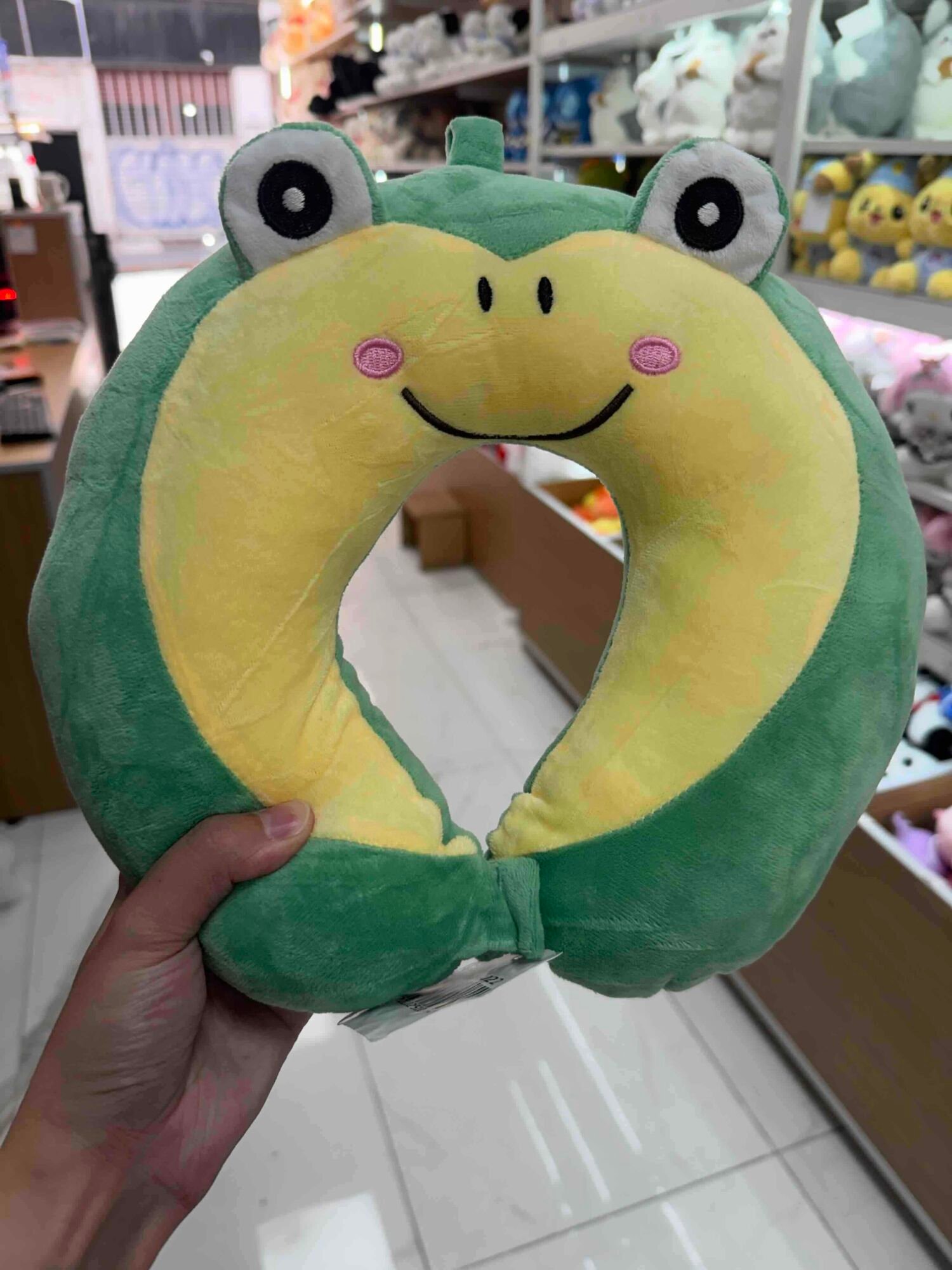 Cuello Almohada Rana Verde