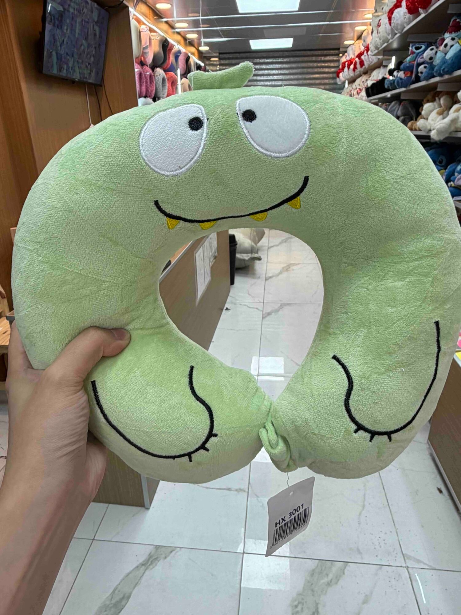 Cuello Almohada Rana Ojos Grandes