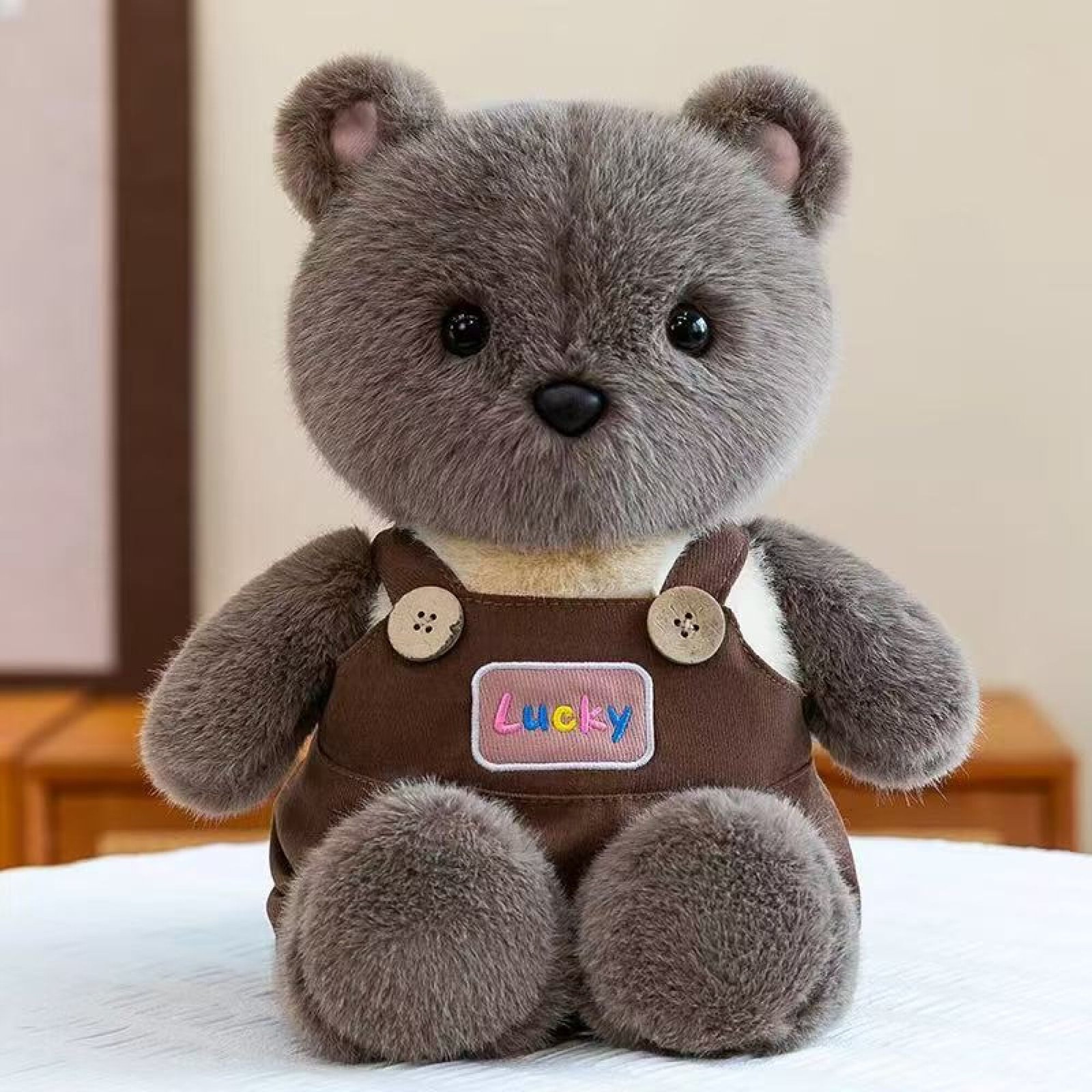 Oso con jardinero 40cm