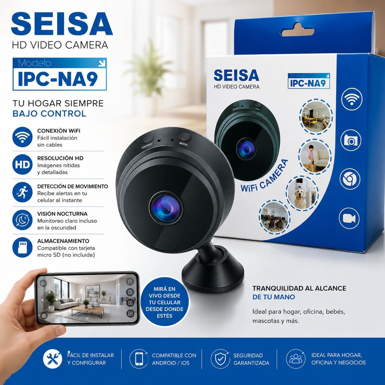 CAMARA ESPÍA SEISA IPC-NA9