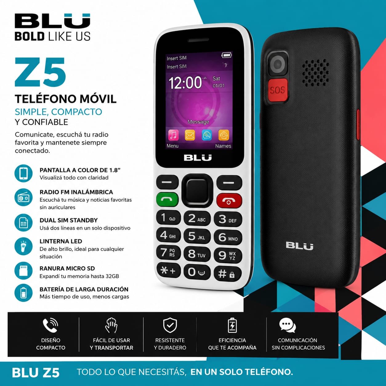 CELULAR Z5 BLU