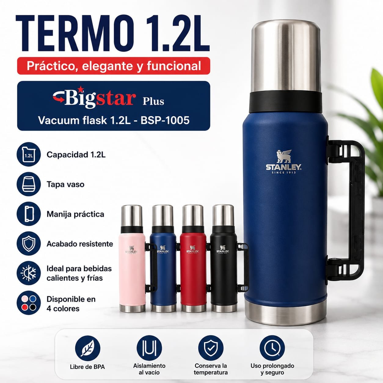 HS-12234 TERMO STANLEY 1.2LT BSP-1005