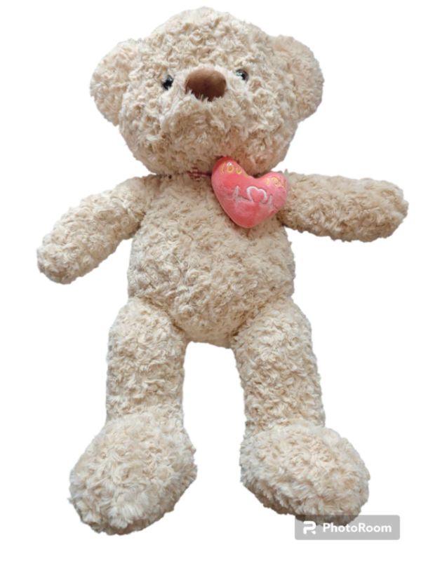 FINAL OSO CON CORAZON BEIGE QUE SE TIRA 90 CM