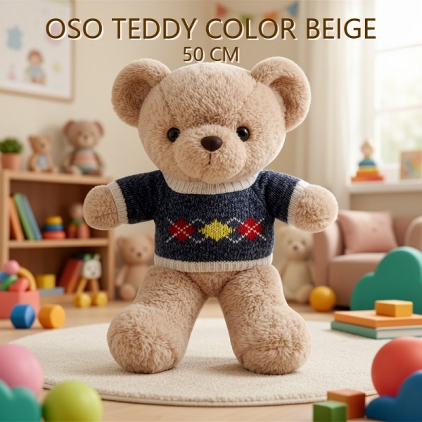 OSO TEDDY COLOR BEIGE 50 CM