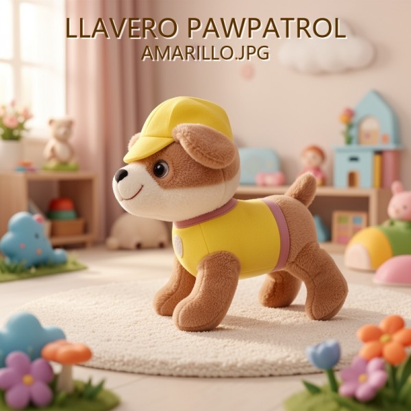 LLAVERO PAWPATROL AMARILLO