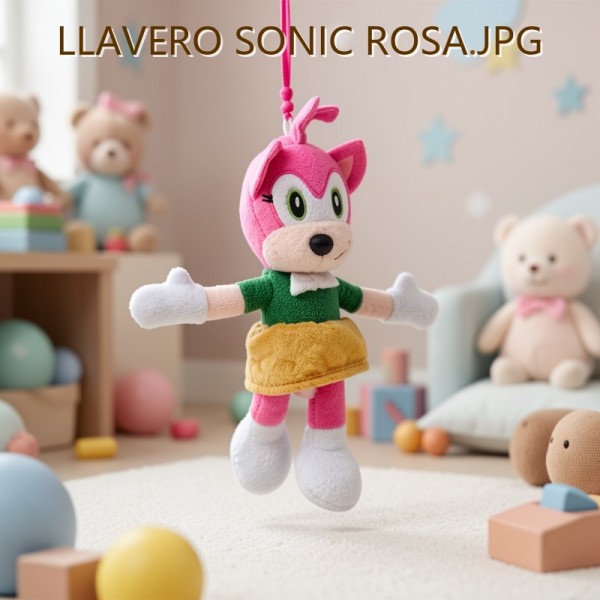 LLAVERO SONIC ROSA