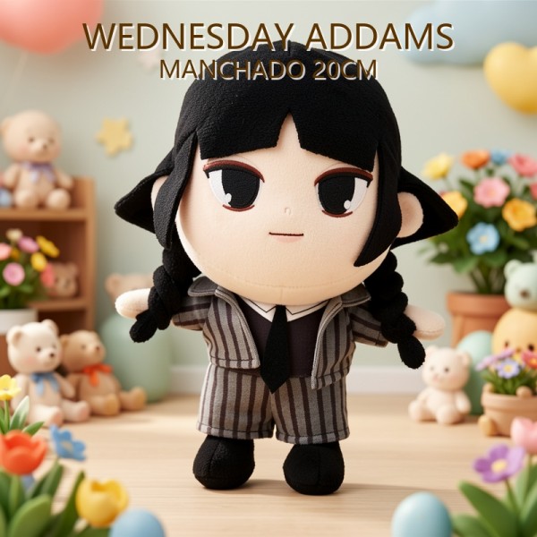 WEDNESDAY ADDAMS MANCHADO 20CM