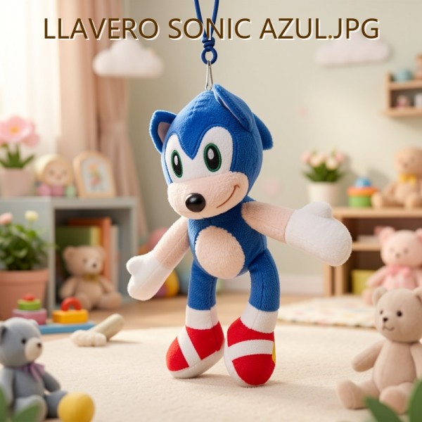 LLAVERO SONIC AZUL