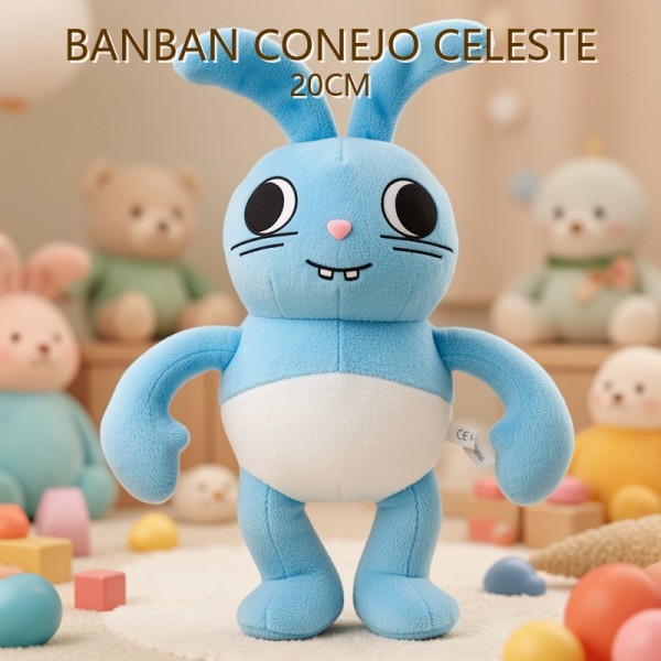 BANBAN CONEJO CELESTE 20CM