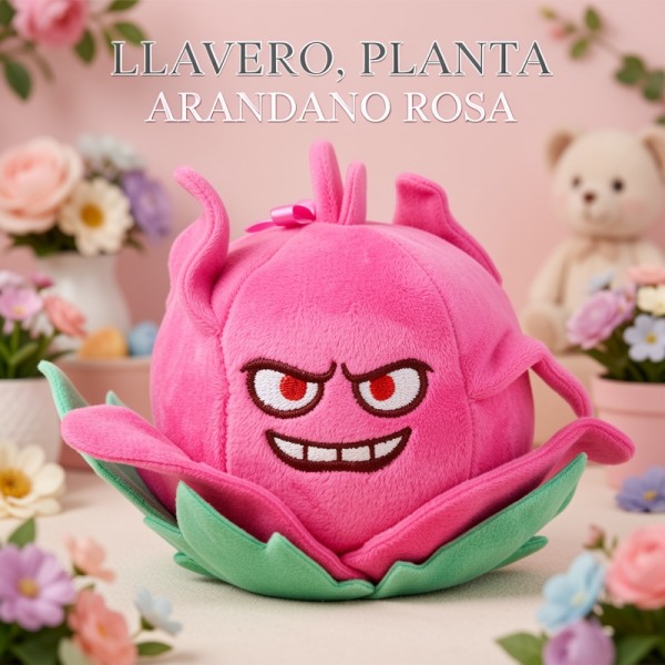 LLAVERO PLANTA ARANDANO ROSA