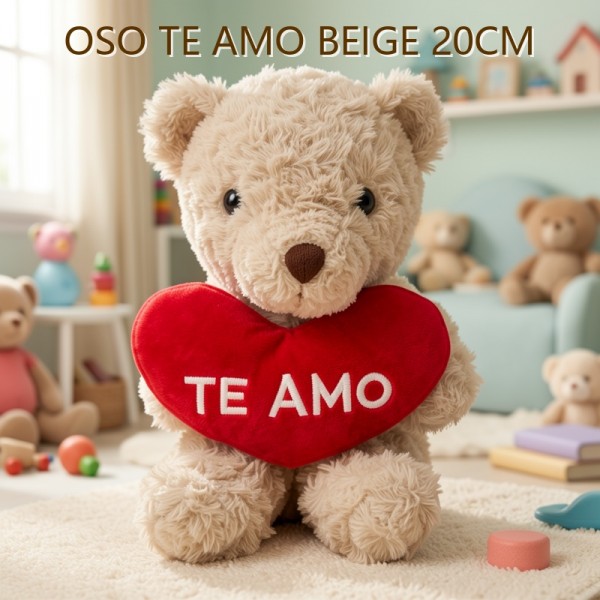 OSO TE AMO BEIGE 20CM