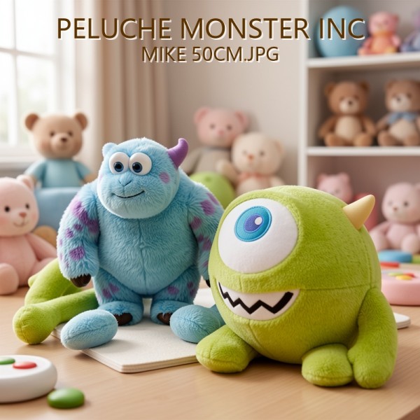 PELUCHE MONSTER INC MIKE 50CM