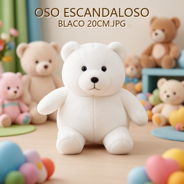 OSO ESCANDALOSO BLACO 20CM
