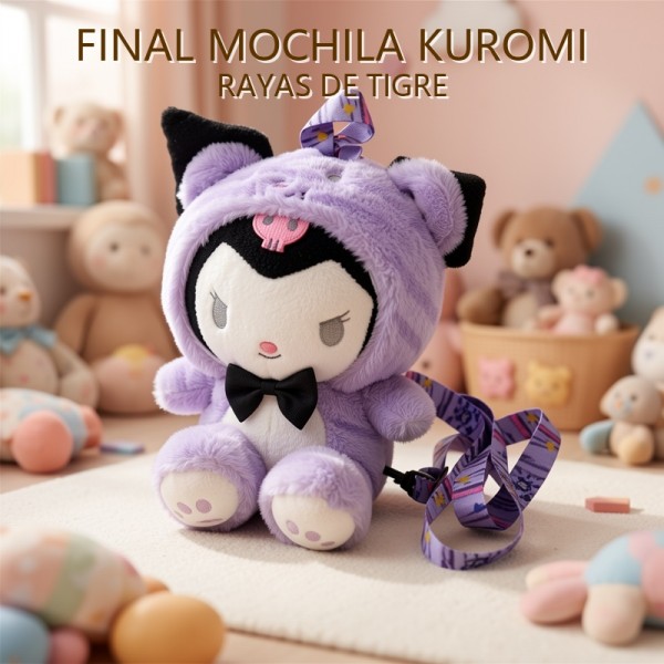 MOCHILA KUROMI RAYAS DE TIGRE