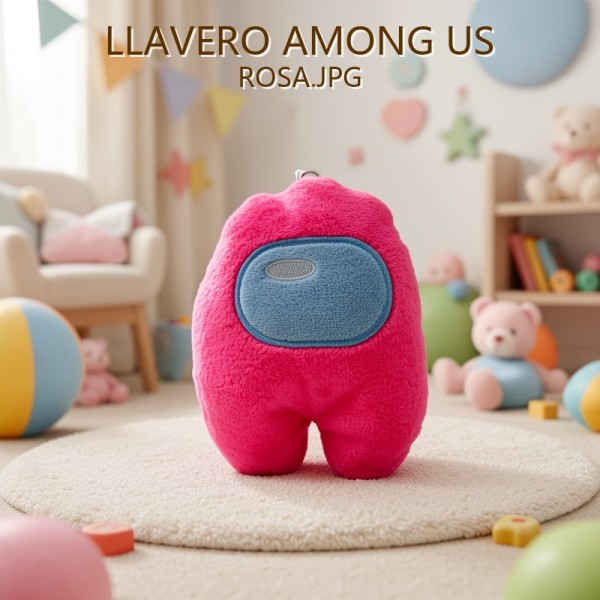 LLAVERO AMONG US ROSA