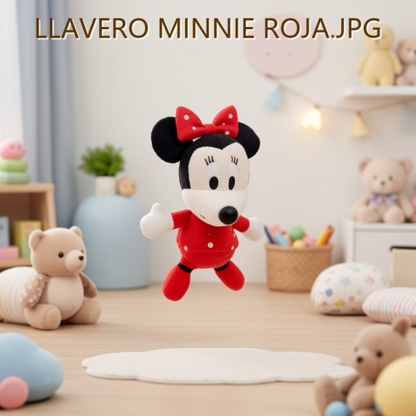 LLAVERO MINNIE ROJA