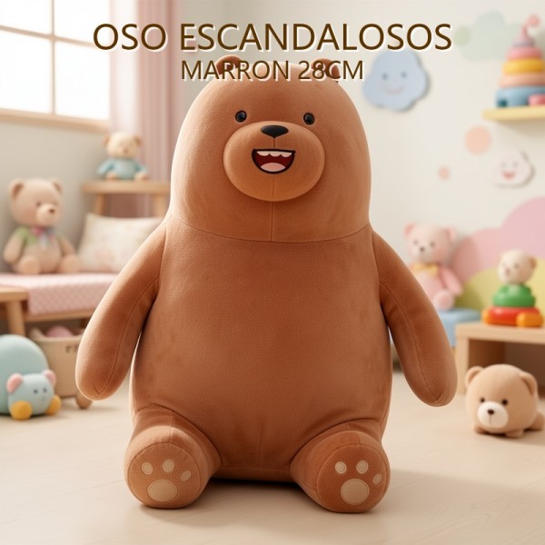 OSO ESCANDALOSOS MARRON 28CM