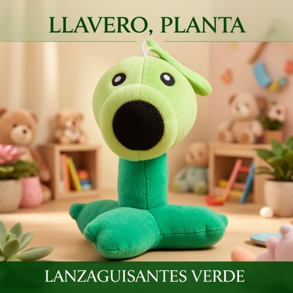 LLAVERO PLANTA LANZAGUISANTES VERDE