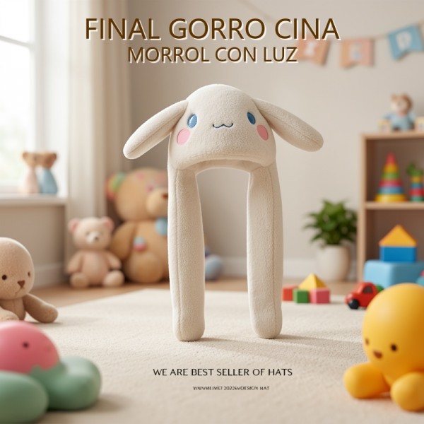 GORRO CINA MORROL CON LUZ