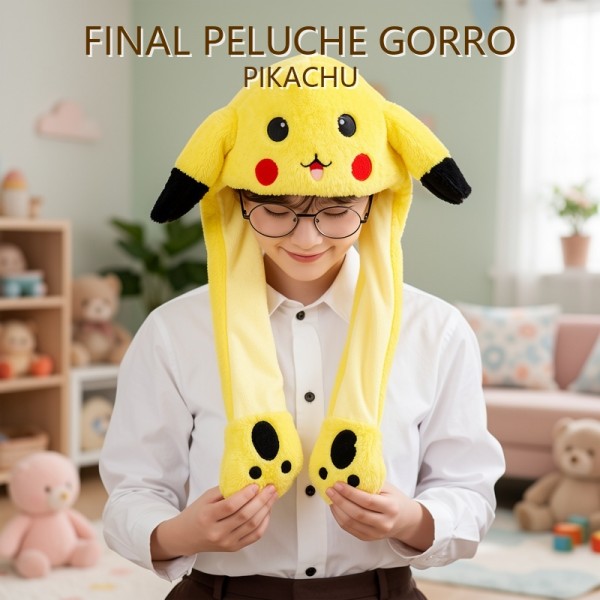 PELUCHE GORRO PIKACHU